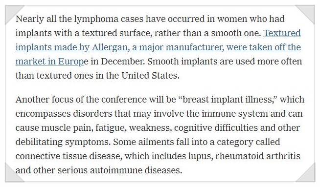 Breast Implant Illness, 가슴 보형물 병에 대해 사진 4