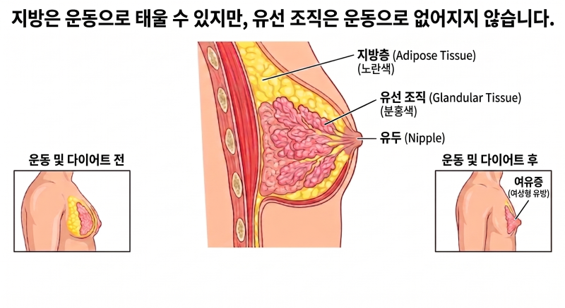 여유증, 운동으로 해결할 수 있나요? - 많이 하시는 질문